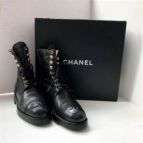 chanel biker boot|chanel combat boots 2019.